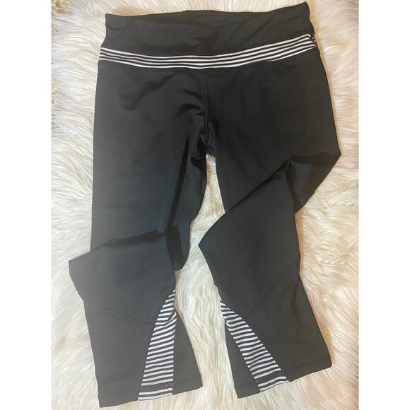 BLUE Saks Fifth Avenue Black Capri Ankle Athletic Pants Medium - Picture 3 of 5